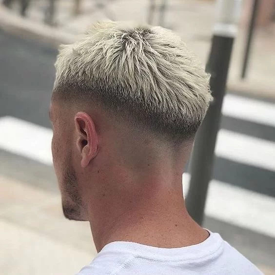 Dégradé skin fade réalisé en salon